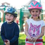 Pink Splatter Stella Kids Bike Helmet