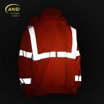 High Visibility Full Zip Safety Sweatshirt - 2XL