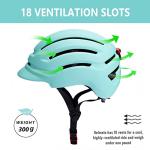 DAYGOCAGA Unisex Bike Helmet with Rechargeable Taillight