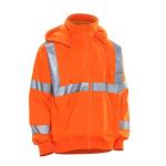 High Visibility Full Zip Safety Sweatshirt - 2XL