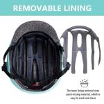 DAYGOCAGA Unisex Bike Helmet with Rechargeable Taillight