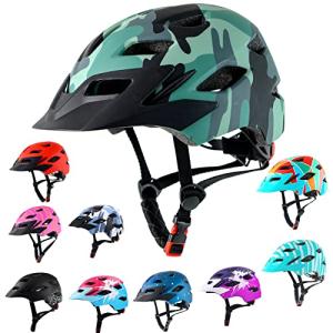 Bavilk Kids Adjustable Bike Helmet with LED Light