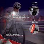 BX-300 USB Rechargeable LED Bike Light Set