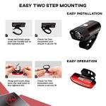 BX-300 USB Rechargeable LED Bike Light Set
