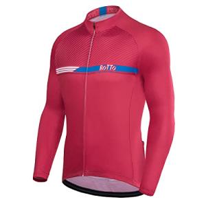 Rotto Men's Long Sleeve Cycling Jersey - Simple Lines