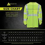 Hi-Vis Long Sleeve Safety Shirt with Pockets