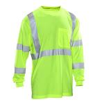Hi-Vis Long Sleeve Safety Shirt with Pockets