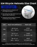 ILM Lightweight Adult Bike Helmet with Dial Fit