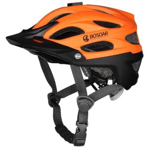 Bosoar Adult Bike Helmet with Camera Mount and Visor