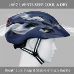 CPSC Certified Bike Helmet with Light and Visor