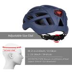 CPSC Certified Bike Helmet with Light and Visor