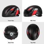 EASTINEAR Magnetic Goggle Bike Helmet with Taillight