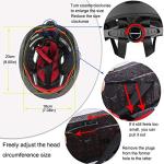 Shinmax Adjustable Bike Helmet with Magnetic Goggles