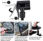 Portable Mini Bike Pump with Pressure Gauge