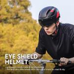EASTINEAR Magnetic Goggle Bike Helmet with Taillight