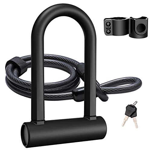UBULLOX Heavy Duty Bike U Lock & Cable