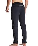 Men's Winter Cycling Fleece Pants - Breathable Black