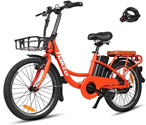 NAKTO 20" Female City Ebike with Dual Brakes
