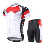 Lixada Men's Quick-Dry Cycling Jersey and Shorts Set