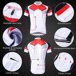 Lixada Men's Quick-Dry Cycling Jersey and Shorts Set