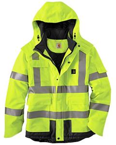 Carhartt Men's Sherwood Jacket, Waterproof, High Visibility