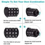 Titanker 4ft Bike Cable Lock with Bracket