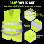 50 Pack High Visibility Reflective Safety Vests
