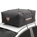 Weatherproof rooftop cargo carrier for cycling