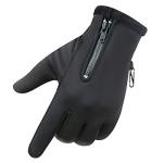 Aniywn Men's Waterproof Winter Cycling Touchscreen Gloves