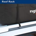 Weatherproof rooftop cargo carrier for cycling