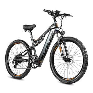 PASELEC 750W Full Suspension Electric Mountain Bike