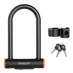 INTEKIN 16mm U-Lock for Bikes with Holder