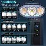 VICTAGEN 8000 Lumens Rechargeable Bike Lights