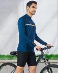Rotto Men's Long Sleeve Cycling Jersey - Simple Lines