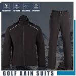Men's Waterproof Jacket and Pants for Outdoor Activities