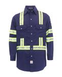 Hi-Vis Flame Resistant Men's Cycling Shirt
