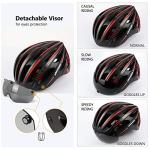 Basecamp Bike Helmet with LED Light and Goggles