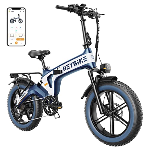 Heybike Tyson Foldable E-bike, Dual Suspension, Hydraulic Brake