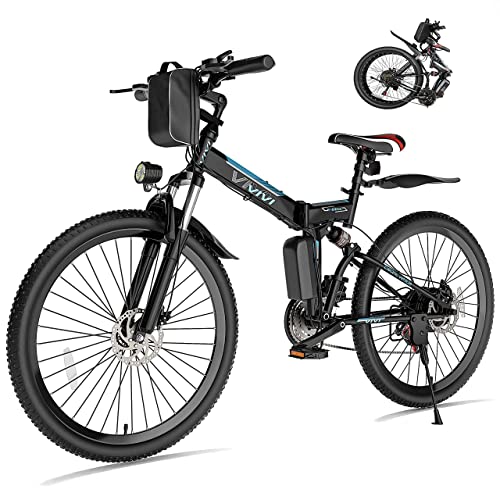 Foldable Electric Mountain Bike with Removable Battery