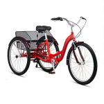 Adult 7-Speed Tricycle with Folding Basket