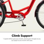 Adult 7-Speed Tricycle with Folding Basket