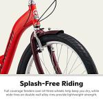 Adult 7-Speed Tricycle with Folding Basket