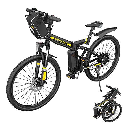 EB15 Viper Folding Electric Mountain Bike, All-Terrain 26