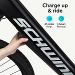 Schwinn Amalgam Electric Hybrid Bike, Matte Black