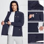 BALEAF Men's Windproof Fleece Lined Jacket - Blue