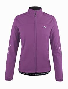 Women's Waterproof Cycling Jacket - Purple, L