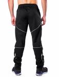 Baleaf Men's Winter Cycling Pants, Windproof, Black