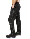 Baleaf Men's Winter Cycling Pants, Windproof, Black
