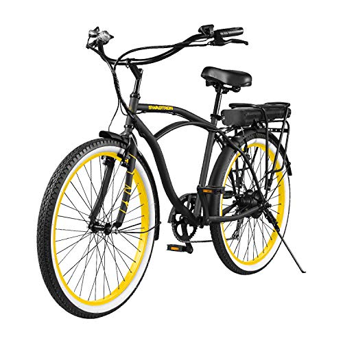 Swagtron EB-11 Cruiser E-bike, Black