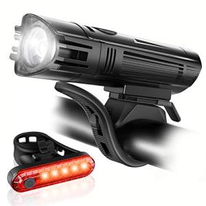 Ascher USB Bike Light Set, Bright & Easy Install